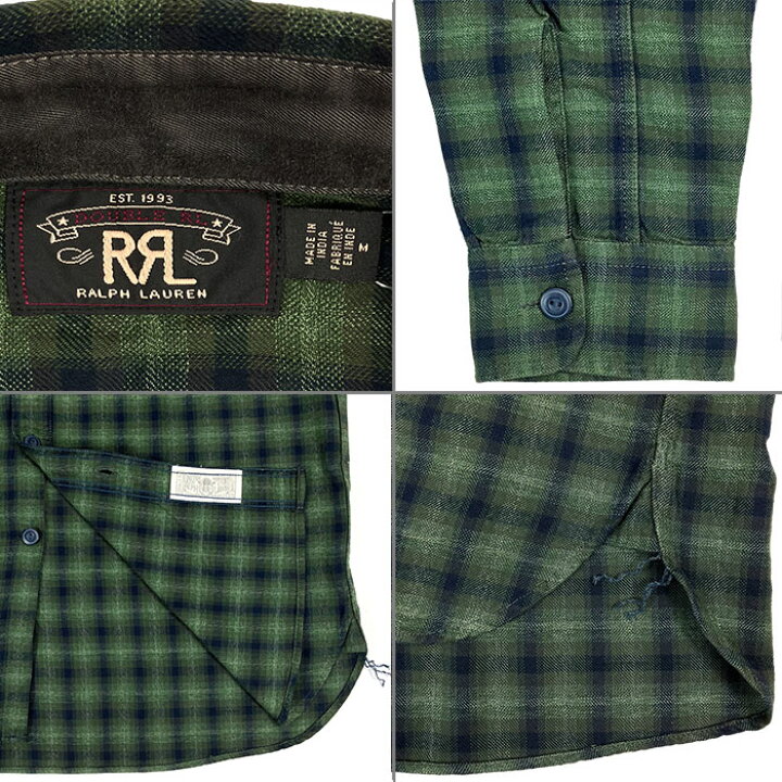 楽天市場】RRL ラルフローレン DOUBLE RL ダブルアールエル オンブレ 