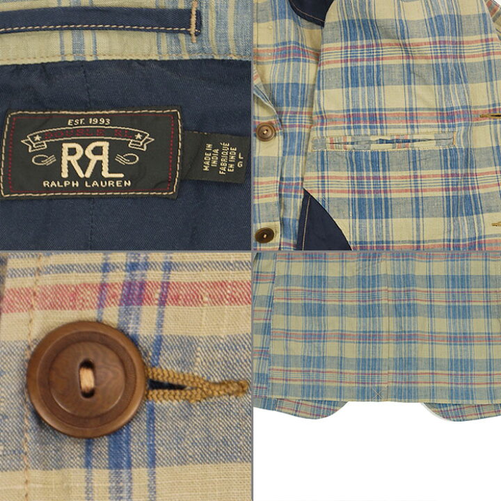 楽天市場】RRL ダブルアールエル マドラスチェック スポーツ コート 