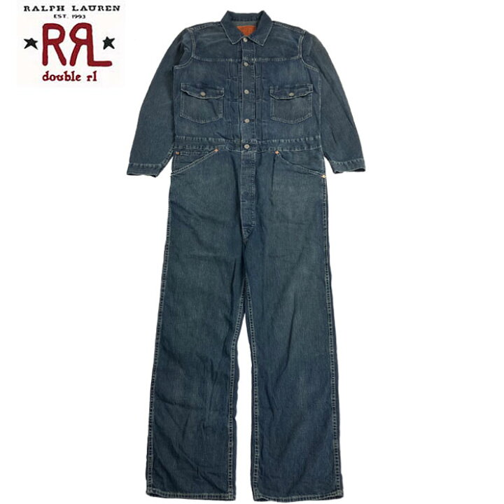 楽天市場】RRL ダブルアールエル インディゴ デニム オールインワン  