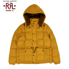 ダブルアールエル フーデットキルテッド フーデッド ジャケット RRL ラルフローレン DOUBLE RL BRINKLOW QUILTED HOODED JACKET YELLOW