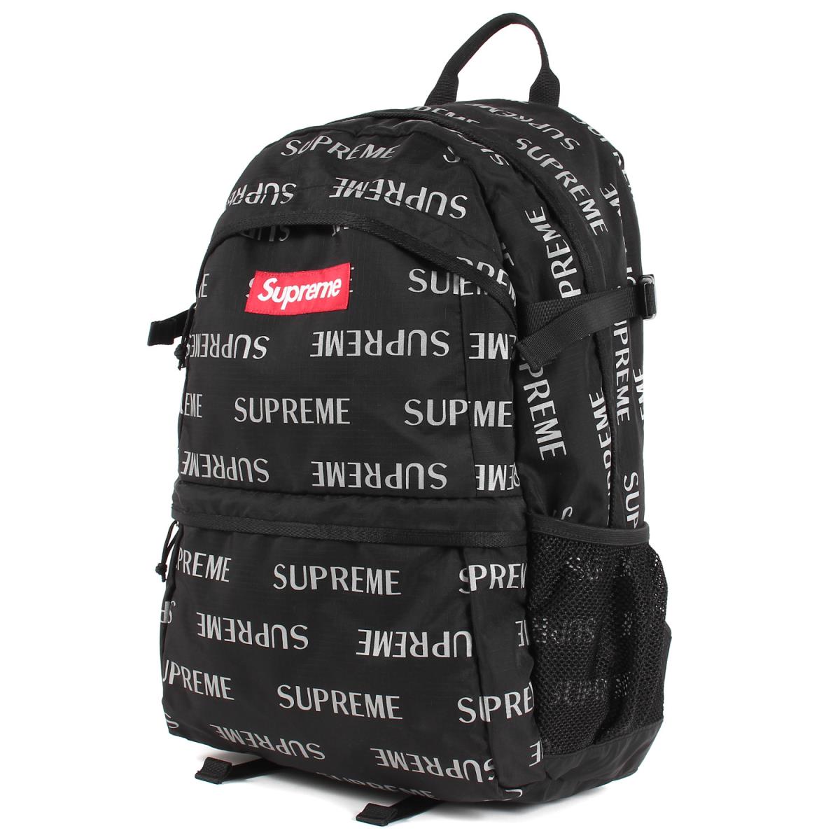 Supreme シュプリーム バッグ リフレクターロゴ柄 バックパック 3M Reflective Repeat Backpack 16AW ブラック  【メンズ】【美品】【K3029】 - www.edurng.go.th