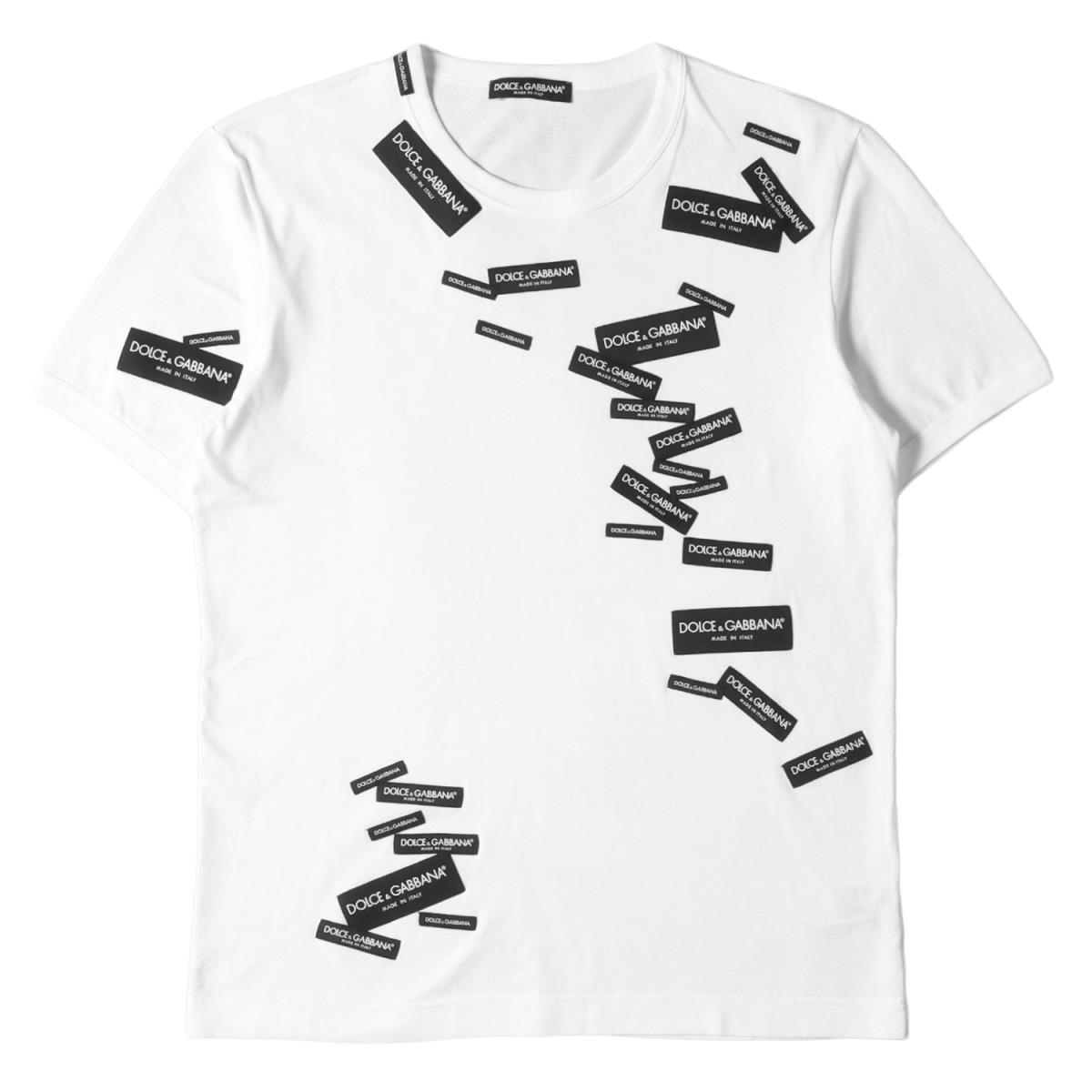 DOLCEGABBANA ドルチェガッバーナ ロゴ 半袖Tシャツ 白 最安値に挑戦 