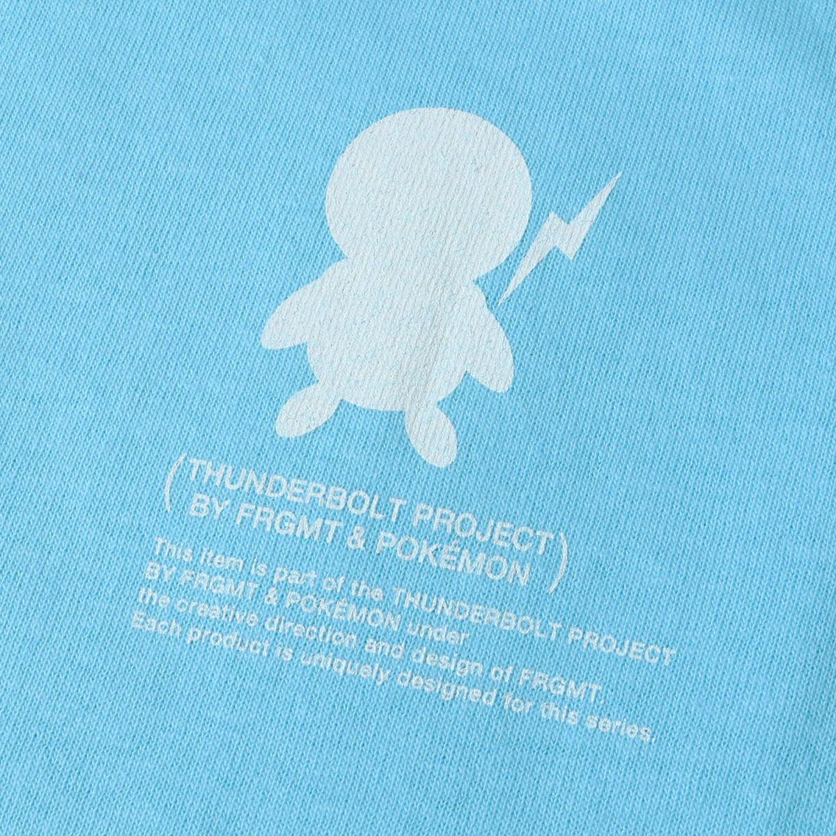fragment フラグメント ポケットモンスター ポケモン THUNDERBOLT PROJECT サンダーボルトプロジェクト ポッチャマ Tシャツ  21SS ライトブルー 03(L) トップス 半袖 【メンズ】【K3427】 | ブランド古着のBEEGLE by Boo-Bee