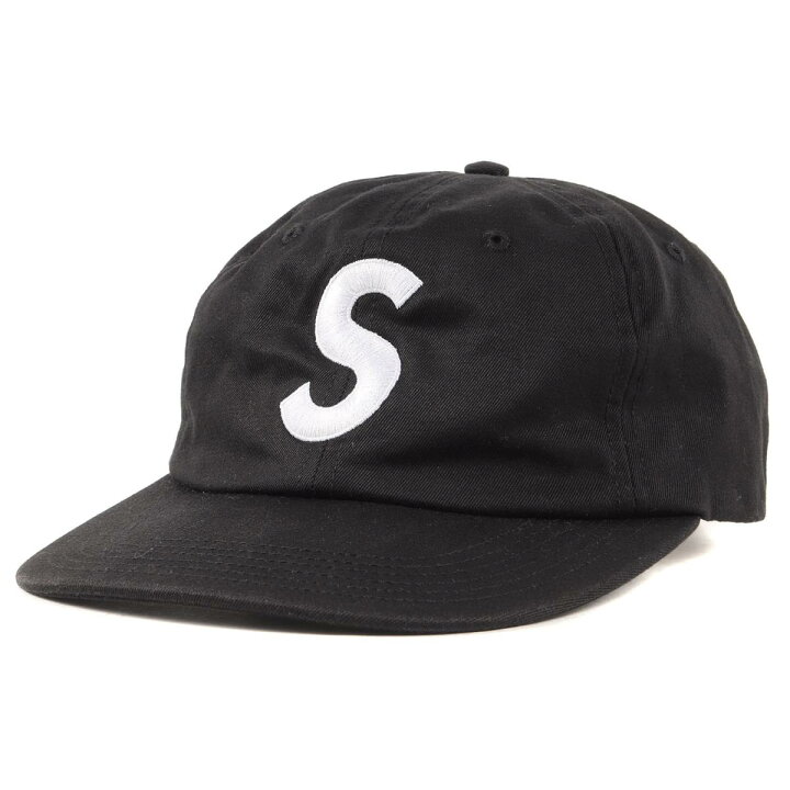 Supreme Sロゴキャップ ブラック
