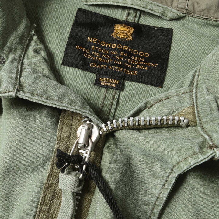 楽天市場】NEIGHBORHOOD ネイバーフッド コート バックサテン M-51 
