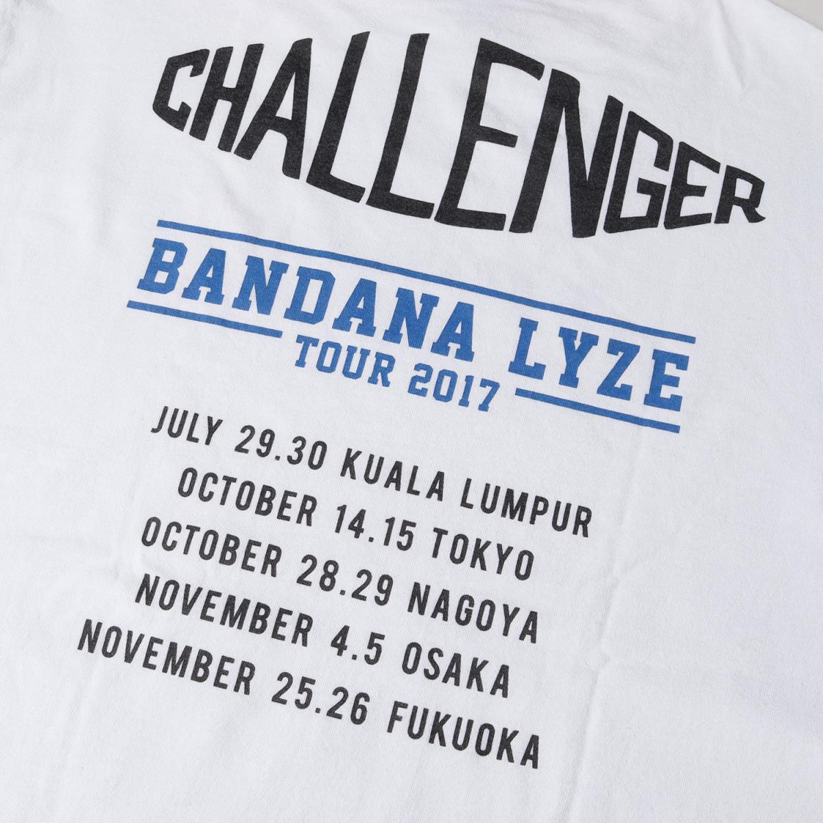 CHALLENGER チャレンジャー Tシャツ BANDANA LYZE ブランドロゴ ロングスリーブTシャツ 17AW ホワイト 白 M トップス  カットソー 長袖 【メンズ】【中古】【K3342】 | ブランド古着のBEEGLE by Boo-Bee