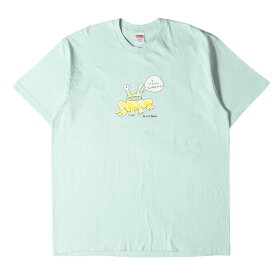 Supreme シュプリーム Tシャツ Daniel Johnston ダニエル・ジョンストン イラスト グラフィック クルーネックTシャツ Frog Tee 20SS ライトティール XL トップス カットソー 半袖 【メンズ】【中古】【美品】【K3362】