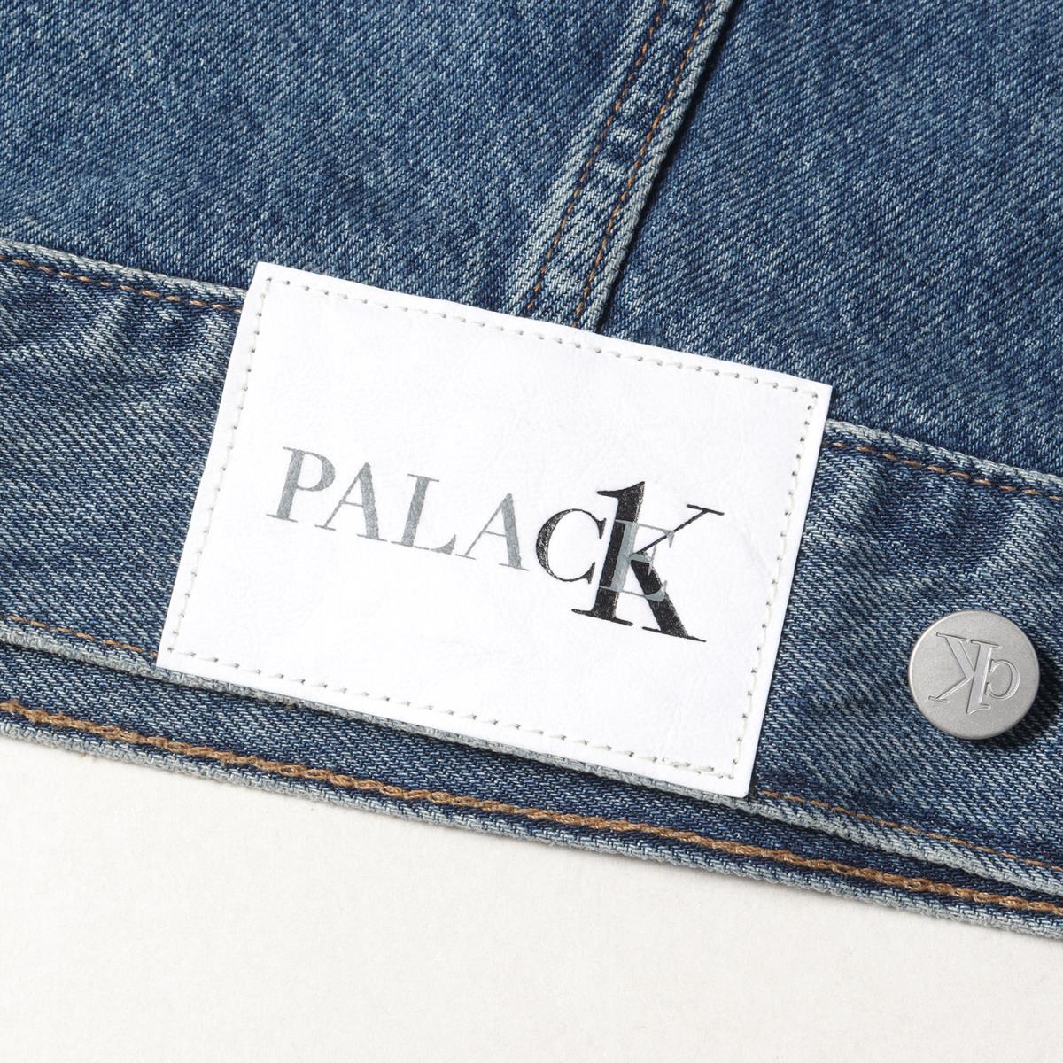 PALACE パレス ジャケット Calvin Klein カルバンクライン オーバーサイズ デニムジャケット CK1 Trucker Denim  Jacket 22SS インディゴ L アウター コラボ 【メンズ】【K3591】 | ブランド古着のBEEGLE by Boo-Bee