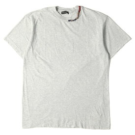 COMME des GARCONS コムデギャルソン Tシャツ エスニック テープ パイピング 装飾 クルーネックTシャツ HOMME PLUS Ethnic 92SS ヘザーグレー トップス カットソー アーカイブ【メンズ】【中古】【新品同様】【K4037】