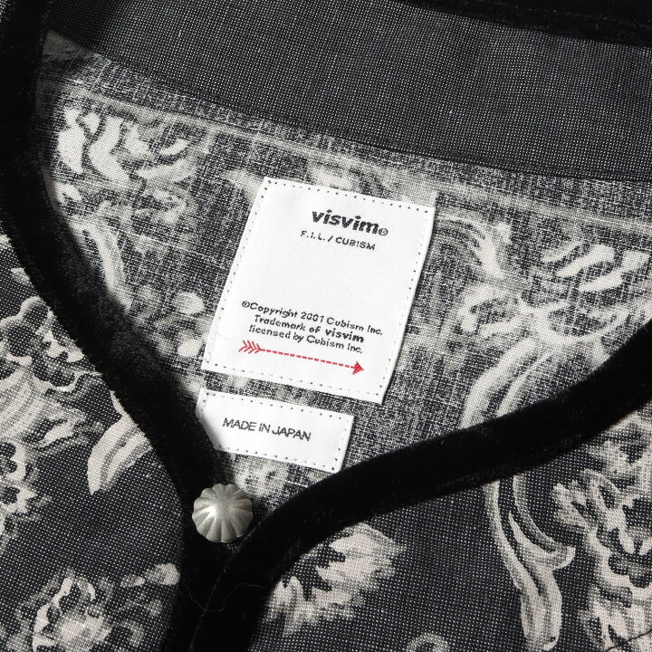 楽天市場】visvim ビズビム シャツ バンダナ 柄 プルオーバー 