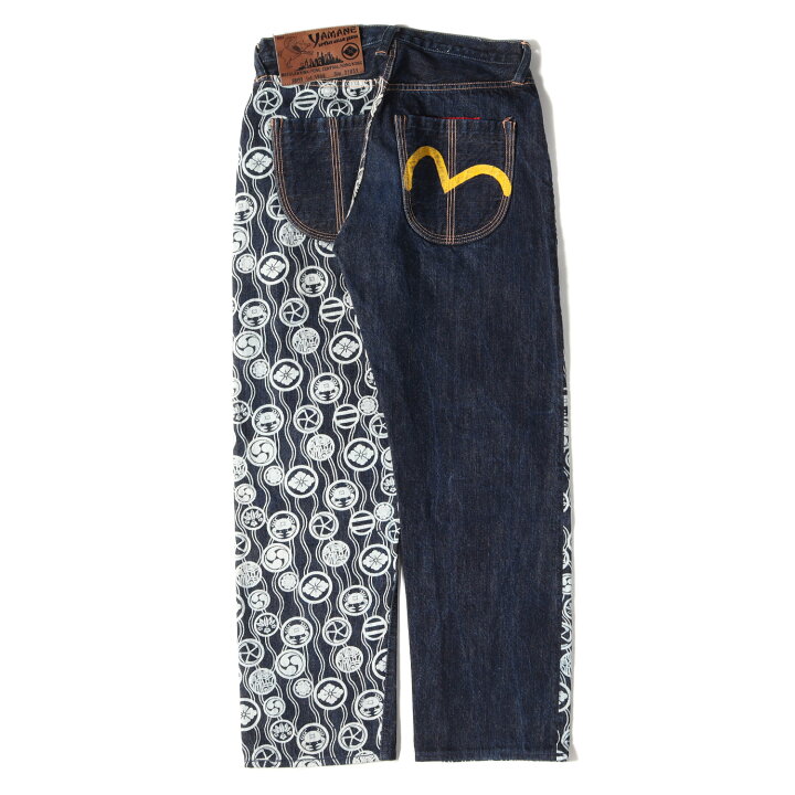 楽天市場】EVISU エヴィス パンツ YAMANE 686YR Lot.1926 家紋 総柄 