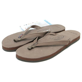 RAINBOW SANDALS レインボー サンダルズ FRAMeWORK フレームワーク 別注サンダル フラット ビーチサンダル レザー 牛革 22春夏 ブラウン M(23.5〜24.5) ブランド カジュアル【レディース】【K3595】