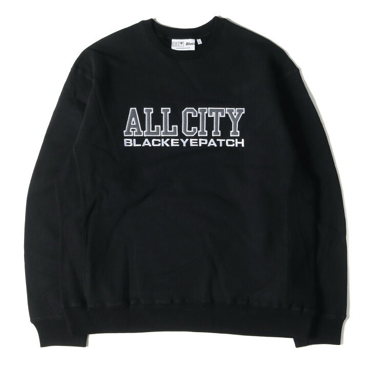 楽天市場】BlackEyePatch ブラックアイパッチ スウェット ALL CITYロゴ  