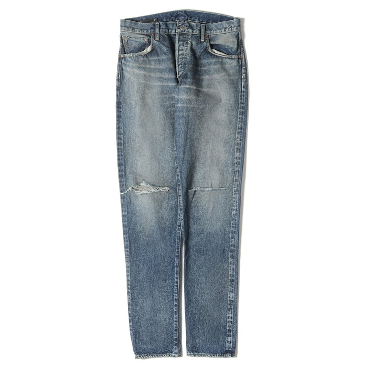 楽天市場】MINEDENIM マインデニム パンツ クラッシュ加工 14oz