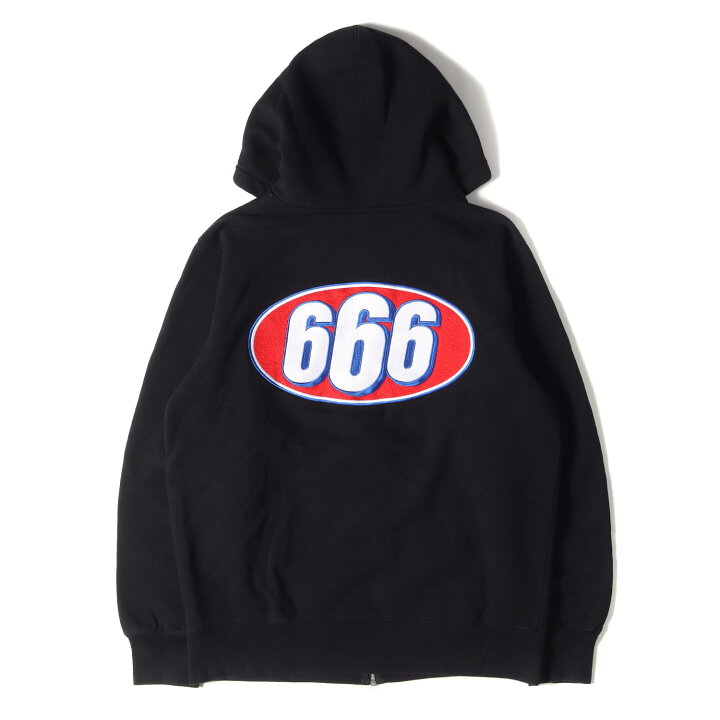 楽天市場】Supreme シュプリーム パーカー 666ワッペン付き ジップ  