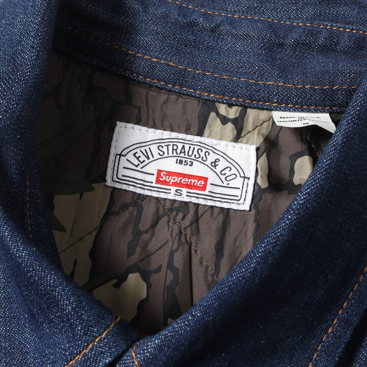 楽天市場】Supreme シュプリーム シャツ Levis リーバイス 裏地 
