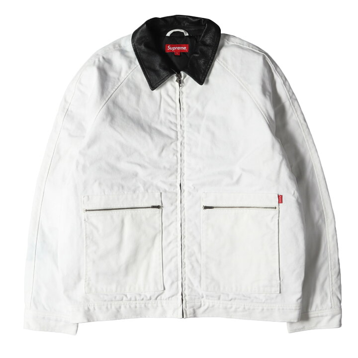 楽天市場】Supreme シュプリーム ジャケット 襟レザー キャンバス  