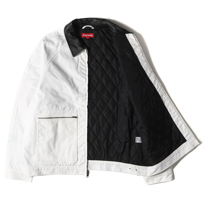 楽天市場】Supreme シュプリーム ジャケット 襟レザー キャンバス 