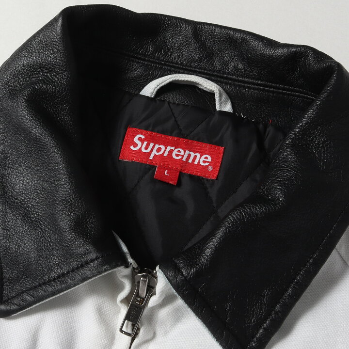 楽天市場】Supreme シュプリーム ジャケット 襟レザー キャンバス 