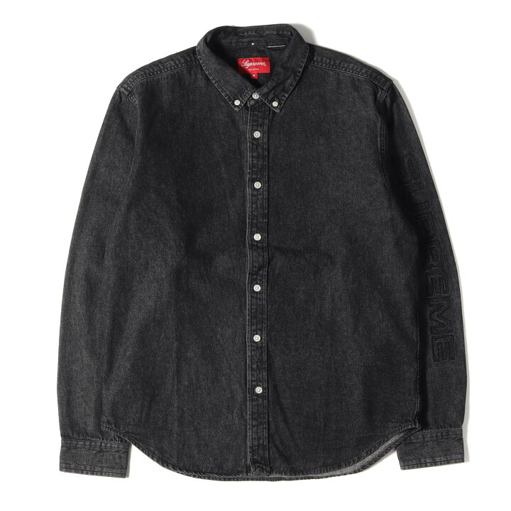 楽天市場】Supreme シュプリーム シャツ 袖ロゴ 刺繍 ボタンダウン 