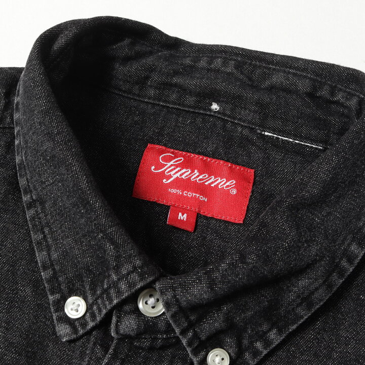 楽天市場】Supreme シュプリーム シャツ 袖ロゴ 刺繍 ボタンダウン  