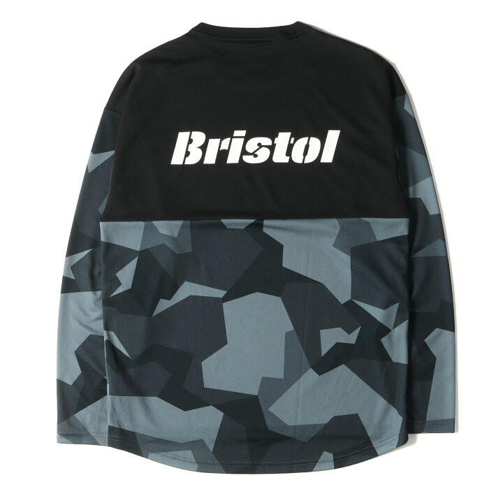 F.C.Real Bristol 長袖シャツ Sサイズ 黒・迷彩 ゴルフ｜シャツ