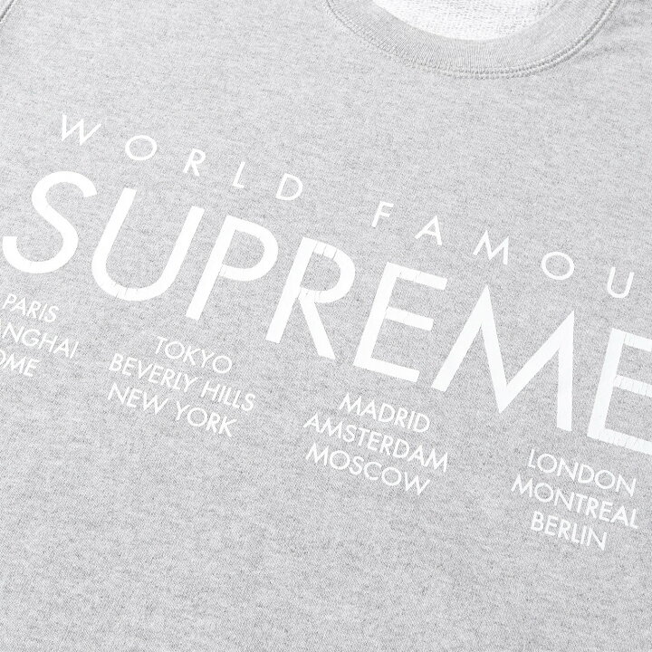 楽天市場】Supreme シュプリーム スウェット インターナショナルロゴ  
