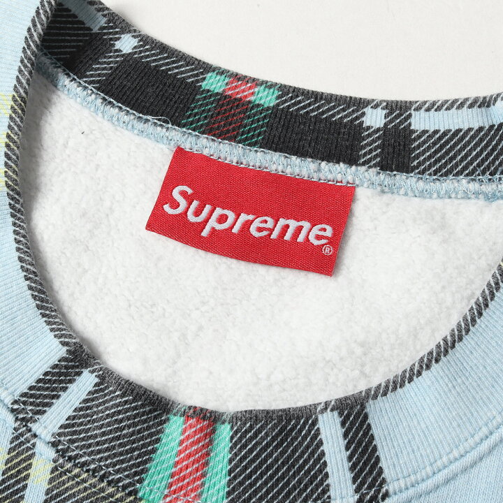 楽天市場】Supreme シュプリーム スウェット クラシックロゴ タータン  