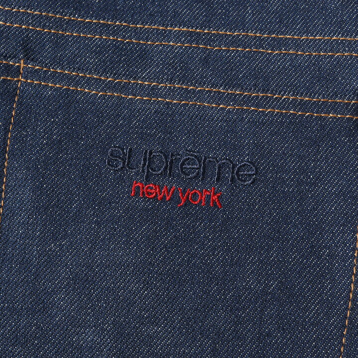楽天市場】Supreme シュプリーム パンツ クラシックロゴ 刺繍 リジッド 