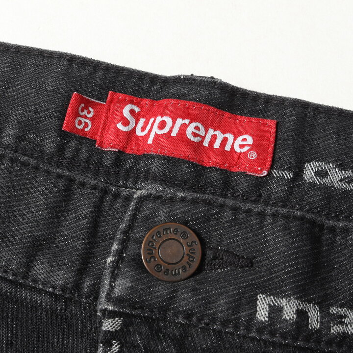 楽天市場】Supreme シュプリーム パンツ ストライプ ロゴ 柄 デニム 