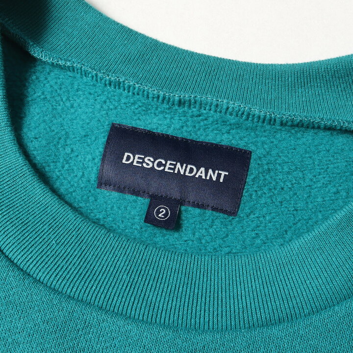 楽天市場】DESCENDANT ディセンダント スウェット ワンポイント刺繍  