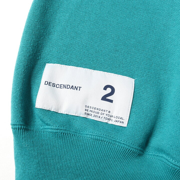 楽天市場】DESCENDANT ディセンダント スウェット ワンポイント刺繍  