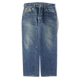 Levis リーバイス デニムパンツ 50s 501XX 紙パッチ ギャラ入り vintage ヴィンテージ インディゴ 65% 詳細参照(約W35～36) ボトムス ジーンズ ジーパン 【メンズ】【中古】【K4051】