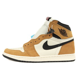 NIKE ナイキ AIR JORDAN 1 RETRO HIGH OG ROOKIE OF THE YEAR (555088-700) 2018年 エアジョーダン1 レトロ ハイ ルーキーオブザイヤー ゴールデンハーベスト ブラック サイズ：US11 29.0cm スニーカー【メンズ】【K4110】