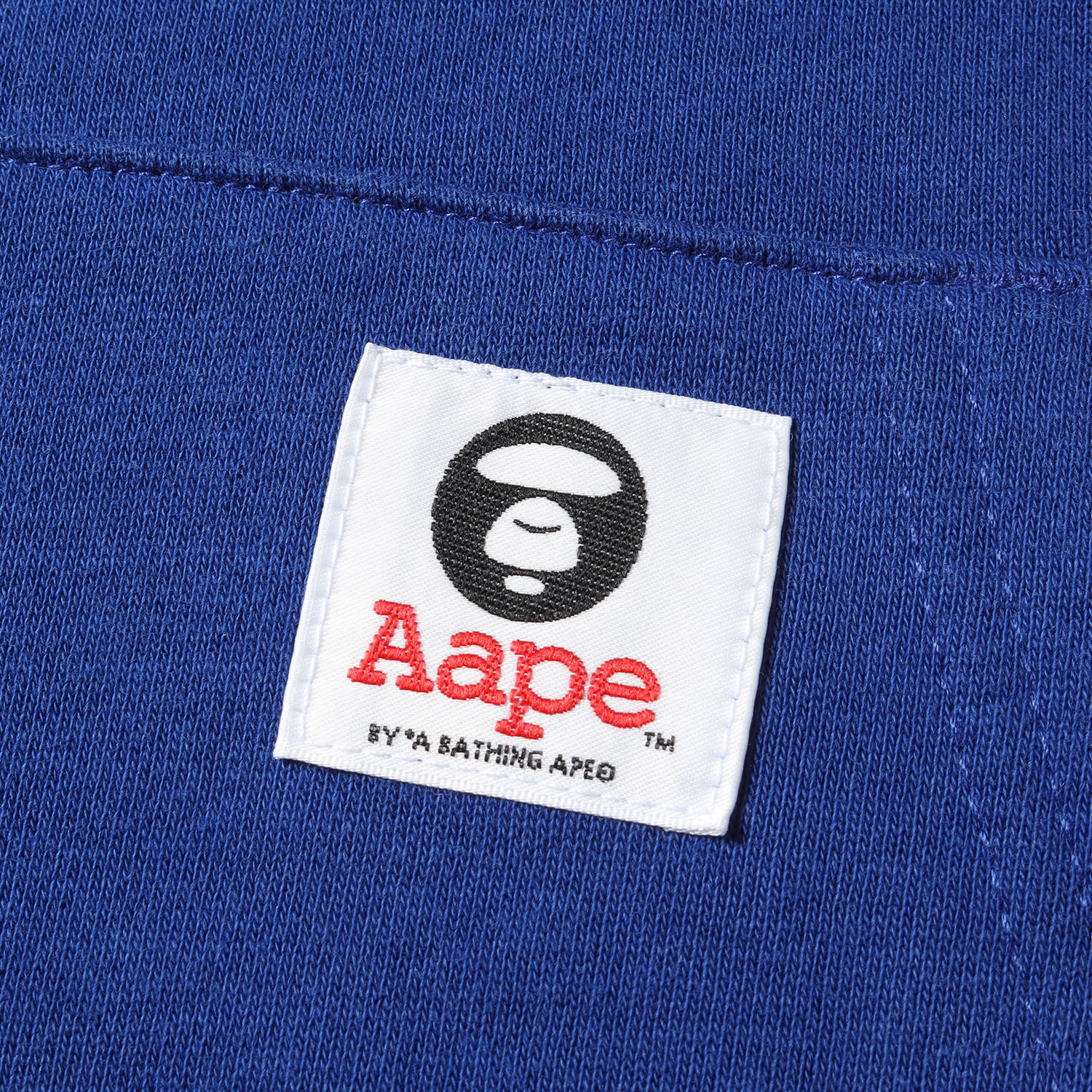 A BATHING APE ア ベイシング エイプ パーカー AAPE BY A BATHING APE 猿顔ワッペン スウェットパーカー ブルー L  トップス フーディー 【メンズ】【中古】【K3783】 | ブランド古着のBEEGLE by Boo-Bee