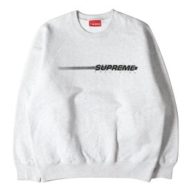 Supreme シュプリーム スウェット ブランドロゴ クルーネック スウェットシャツ Precision Crewneck 21SS アッシュグレー M トップス トレーナー 【メンズ】【中古】【美品】【K3850】