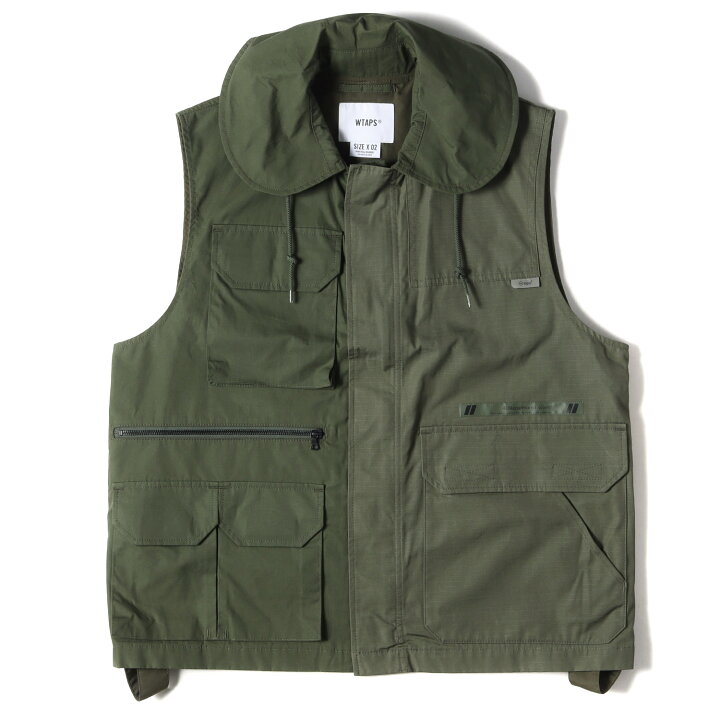楽天市場】WTAPS ダブルタップス ベスト ミリタリー フルジップベスト 