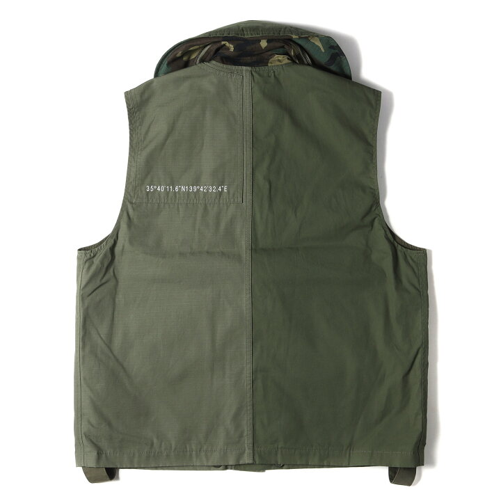 楽天市場】WTAPS ダブルタップス ベスト ミリタリー フルジップベスト 