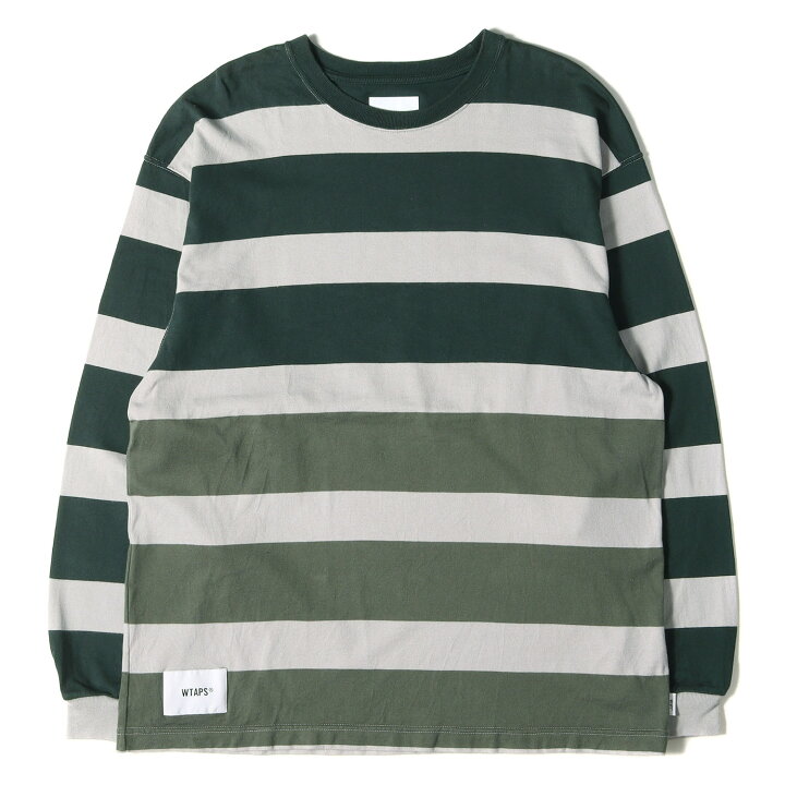 楽天市場】WTAPS ダブルタップス Tシャツ バイカラー ボーダー ロング 