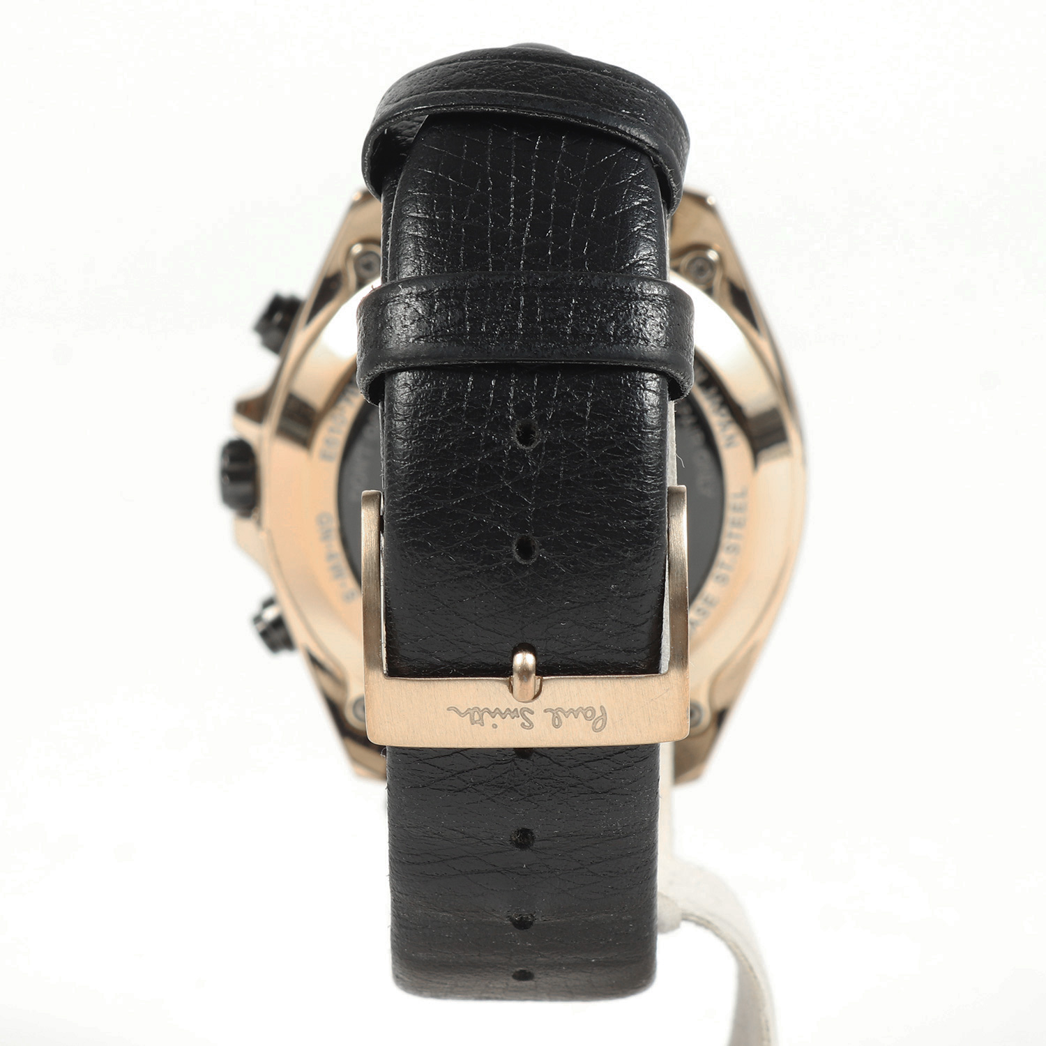 Paul Smith ポールスミス 20周年 2015本限定 クロノグラフ 腕時計 Final Eyes Chronograph TT KH7-130-50 ウォッチ ブラック ゴールド 日本製 ブランド  