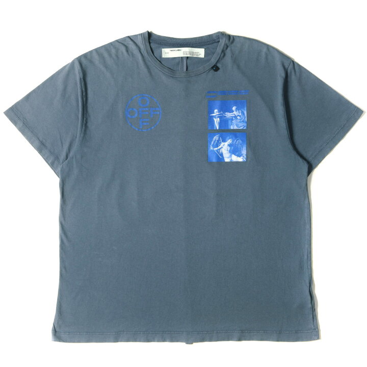 楽天市場】OFF-WHITE オフホワイト Tシャツ サイズ:M ヴィンテージ加工  