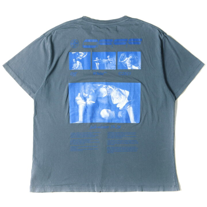 楽天市場】OFF-WHITE オフホワイト Tシャツ サイズ:M ヴィンテージ加工  