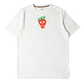 Paul Smith ポールスミス Tシャツ サイズ:L ストロベリー スカル プリント クルーネックTシャツ STRAWBERRY-SKULL PRINT T-SHIRTS 173508 697P ホワイト 白 日本製 ブランド トップス カットソー 半袖 【メンズ】【中古】【K4024】