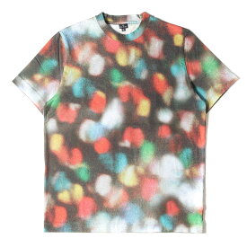 Paul Smith ポールスミス Tシャツ サイズ:XL マルチ ネオン スプレー プリント クルーネックTシャツ GILLESPIE PRINT T-SHIRT 163510 794P 総柄 PS マルチカラー 日本製 トップス カットソー 半袖 【メンズ】【中古】【美品】【K4024】