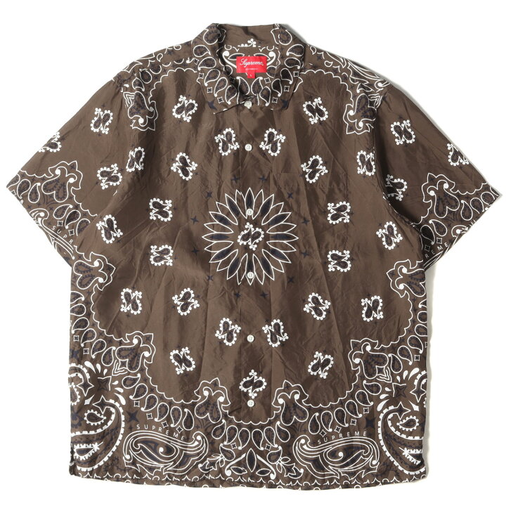 楽天市場】Supreme シュプリーム シャツ サイズ:L バンダナ柄 シルク 