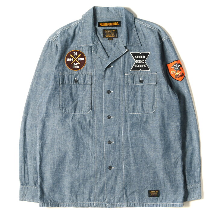 楽天市場】NEIGHBORHOOD ネイバーフッド シャツ サイズ:L ワッペン付き  