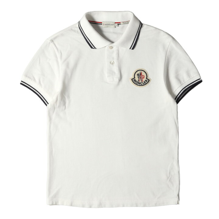 楽天市場】MONCLER モンクレール ポロシャツ サイズ:M デカ ワッペン 