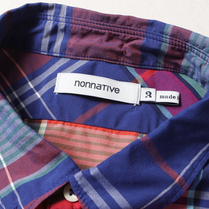 楽天市場】NONNATIVE ノンネイティブ シャツ サイズ:3 マドラス 