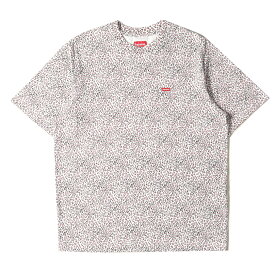 Supreme シュプリーム Tシャツ サイズ:S 22SS レオパード スモール ボックスロゴ クルーネック Small Box Tee Pink Leopard ホワイト ピンク トップス カットソー 半袖 【メンズ】【中古】【K3776】