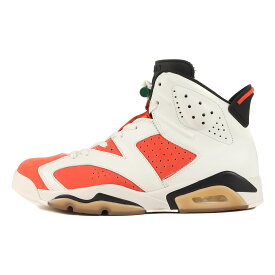 NIKE ナイキ スニーカー サイズ:29.0cm AIR JORDAN 6 RETRO GATORADE 384664-145 サミット ホワイト ブラック チームオレンジ シ 白 US11 シューズ 靴 ハイカット【メンズ】【中古】【K4104】